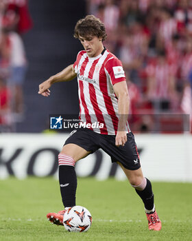 2024-10-24 - Unai Gomez of Athletic Club during the UEFA Europa League, League phase, Matchday 3 football match between Athletic Club and SK Slavia Praha on October 24, 2024 at San Mames in Bilbao, Spain - FOOTBALL - EUROPA LEAGUE - ATHLETIC CLUB V SLAVIA PRAHA - UEFA EUROPA LEAGUE - SOCCER