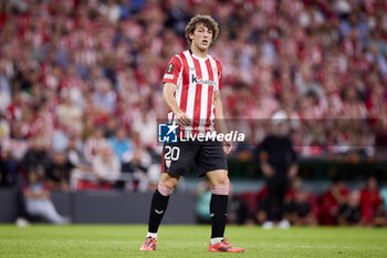 2024-10-24 - Unai Gomez of Athletic Club during the UEFA Europa League, League phase, Matchday 3 football match between Athletic Club and SK Slavia Praha on October 24, 2024 at San Mames in Bilbao, Spain - FOOTBALL - EUROPA LEAGUE - ATHLETIC CLUB V SLAVIA PRAHA - UEFA EUROPA LEAGUE - SOCCER