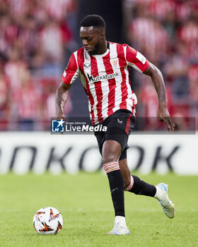 2024-10-24 - Inaki Williams of Athletic Club during the UEFA Europa League, League phase, Matchday 3 football match between Athletic Club and SK Slavia Praha on October 24, 2024 at San Mames in Bilbao, Spain - FOOTBALL - EUROPA LEAGUE - ATHLETIC CLUB V SLAVIA PRAHA - UEFA EUROPA LEAGUE - SOCCER