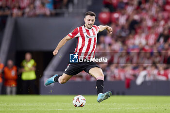 2024-10-24 - Aitor Paredes of Athletic Club during the UEFA Europa League, League phase, Matchday 3 football match between Athletic Club and SK Slavia Praha on October 24, 2024 at San Mames in Bilbao, Spain - FOOTBALL - EUROPA LEAGUE - ATHLETIC CLUB V SLAVIA PRAHA - UEFA EUROPA LEAGUE - SOCCER