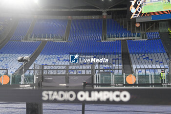 2024-11-07 - Curva Nord sector closed to SS LAzio fans after racist chants at Lazio vs Nice during the UEFA Europa League 2024-2025  football match between SS Lazio and FC Porto at the Olympic Stadium in Rome on November 07, 2024. - SS LAZIO VS FC PORTO - UEFA EUROPA LEAGUE - SOCCER