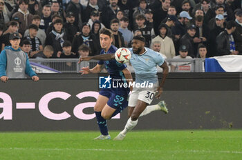 2024-11-07 - Lazio’s Nuno Tavares and Porto’s Martim Fernandes during the UEFA Europa League 2024-2025  football match between SS Lazio and FC Porto at the Olympic Stadium in Rome on November 07, 2024. - SS LAZIO VS FC PORTO - UEFA EUROPA LEAGUE - SOCCER