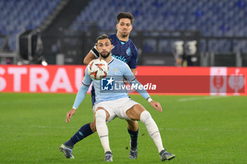 2024-11-07 - Lazio’s Taty Castellanos and Porto's Alan Varela during the UEFA Europa League 2024-2025  football match between SS Lazio and FC Porto at the Olympic Stadium in Rome on November 07, 2024. - SS LAZIO VS FC PORTO - UEFA EUROPA LEAGUE - SOCCER