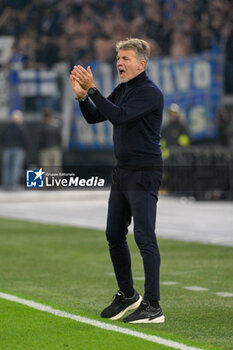 2024-11-07 - Lazio’s head coach Marco Baroni during the UEFA Europa League 2024-2025  football match between SS Lazio and FC Porto at the Olympic Stadium in Rome on November 07, 2024. - SS LAZIO VS FC PORTO - UEFA EUROPA LEAGUE - SOCCER