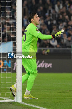 2024-11-07 - Lazio’s goalkeeper Christos Mandas during the UEFA Europa League 2024-2025  football match between SS Lazio and FC Porto at the Olympic Stadium in Rome on November 07, 2024. - SS LAZIO VS FC PORTO - UEFA EUROPA LEAGUE - SOCCER