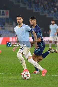 2024-11-07 - Lazio’s Mattia Zaccagni during the UEFA Europa League 2024-2025  football match between SS Lazio and FC Porto at the Olympic Stadium in Rome on November 07, 2024. - SS LAZIO VS FC PORTO - UEFA EUROPA LEAGUE - SOCCER