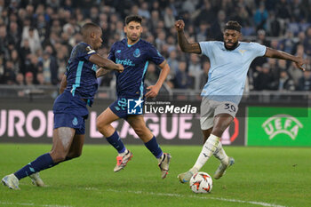 2024-11-07 - Lazio’s Nuno Tavares during the UEFA Europa League 2024-2025  football match between SS Lazio and FC Porto at the Olympic Stadium in Rome on November 07, 2024. - SS LAZIO VS FC PORTO - UEFA EUROPA LEAGUE - SOCCER