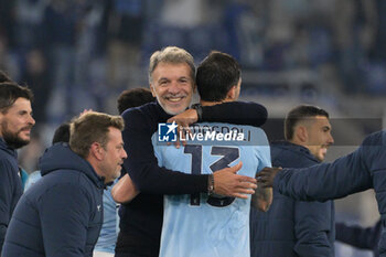 2024-11-07 - Lazio’s Pedro celebrates after scoring the goal 2-1 during the UEFA Europa League 2024-2025  football match between SS Lazio and FC Porto at the Olympic Stadium in Rome on November 07, 2024. - SS LAZIO VS FC PORTO - UEFA EUROPA LEAGUE - SOCCER