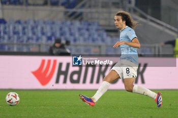 2024-11-07 - Lazio’s Matteo Guendouzi during the UEFA Europa League 2024-2025  football match between SS Lazio and FC Porto at the Olympic Stadium in Rome on November 07, 2024. - SS LAZIO VS FC PORTO - UEFA EUROPA LEAGUE - SOCCER