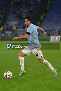 2024-11-07 - Lazio’s Pedro during the UEFA Europa League 2024-2025  football match between SS Lazio and FC Porto at the Olympic Stadium in Rome on November 07, 2024. - SS LAZIO VS FC PORTO - UEFA EUROPA LEAGUE - SOCCER