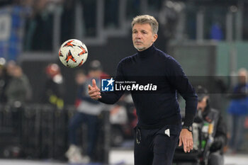 2024-11-07 - Lazio’s head coach Marco Baroni during the UEFA Europa League 2024-2025  football match between SS Lazio and FC Porto at the Olympic Stadium in Rome on November 07, 2024. - SS LAZIO VS FC PORTO - UEFA EUROPA LEAGUE - SOCCER