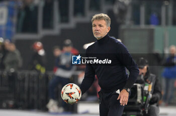 2024-11-07 - Lazio’s head coach Marco Baroni during the UEFA Europa League 2024-2025  football match between SS Lazio and FC Porto at the Olympic Stadium in Rome on November 07, 2024. - SS LAZIO VS FC PORTO - UEFA EUROPA LEAGUE - SOCCER