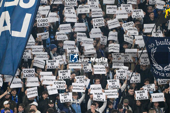 2024-11-07 - SS Lazio supporter during the UEFA Europa League 2024-2025  football match between SS Lazio and FC Porto at the Olympic Stadium in Rome on November 07, 2024. - SS LAZIO VS FC PORTO - UEFA EUROPA LEAGUE - SOCCER