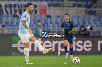 2024-11-07 - Lazio’s Alessio Romagnoli during the UEFA Europa League 2024-2025  football match between SS Lazio and FC Porto at the Olympic Stadium in Rome on November 07, 2024. - SS LAZIO VS FC PORTO - UEFA EUROPA LEAGUE - SOCCER