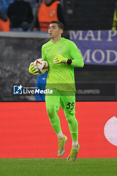 2024-11-07 - Lazio’s goalkeeper Christos Mandas during the UEFA Europa League 2024-2025  football match between SS Lazio and FC Porto at the Olympic Stadium in Rome on November 07, 2024. - SS LAZIO VS FC PORTO - UEFA EUROPA LEAGUE - SOCCER