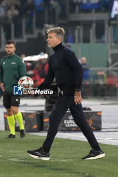 2024-11-07 - Lazio’s head coach Marco Baroni during the UEFA Europa League 2024-2025  football match between SS Lazio and FC Porto at the Olympic Stadium in Rome on November 07, 2024. - SS LAZIO VS FC PORTO - UEFA EUROPA LEAGUE - SOCCER