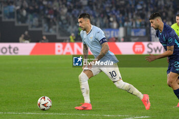 2024-11-07 - Lazio’s Mattia Zaccagni during the UEFA Europa League 2024-2025  football match between SS Lazio and FC Porto at the Olympic Stadium in Rome on November 07, 2024. - SS LAZIO VS FC PORTO - UEFA EUROPA LEAGUE - SOCCER