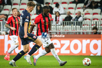 2024-11-07 - Tanguy NDOMBELE of Nice during the UEFA Europa League, League Phase MD4 football match between OGC Nice and FC Twente on 7 November 2024 at Allianz Riviera in Nice, France - FOOTBALL - EUROPA LEAGUE - NICE V TWENTE - UEFA EUROPA LEAGUE - SOCCER