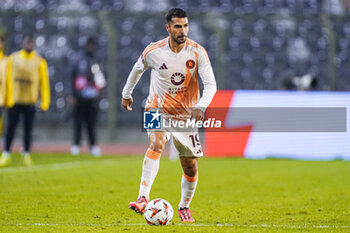 2024-11-07 - Zeki Celik of AS Roma during the UEFA Europa League, League Phase, MD4 football match between Royale Union Saint-Gilloise and AS Roma on November 7, 2024 at King Baudouin Stadium in Brussels, Belgium - FOOTBALL - EUROPA LEAGUE - UNION SAINT GILLOISE V ROMA - UEFA EUROPA LEAGUE - SOCCER