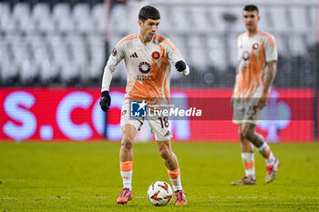 2024-11-07 - Matias Soule of AS Roma during the UEFA Europa League, League Phase, MD4 football match between Royale Union Saint-Gilloise and AS Roma on November 7, 2024 at King Baudouin Stadium in Brussels, Belgium - FOOTBALL - EUROPA LEAGUE - UNION SAINT GILLOISE V ROMA - UEFA EUROPA LEAGUE - SOCCER