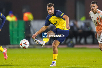 2024-11-07 - Charles Vanhoutte of Union Saint-Gilloise during the UEFA Europa League, League Phase, MD4 football match between Royale Union Saint-Gilloise and AS Roma on November 7, 2024 at King Baudouin Stadium in Brussels, Belgium - FOOTBALL - EUROPA LEAGUE - UNION SAINT GILLOISE V ROMA - UEFA EUROPA LEAGUE - SOCCER