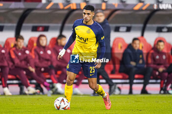 2024-11-07 - Anan Khalaili of Union Saint-Gilloise during the UEFA Europa League, League Phase, MD4 football match between Royale Union Saint-Gilloise and AS Roma on November 7, 2024 at King Baudouin Stadium in Brussels, Belgium - FOOTBALL - EUROPA LEAGUE - UNION SAINT GILLOISE V ROMA - UEFA EUROPA LEAGUE - SOCCER