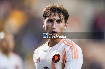 2024-11-07 - Tommaso Baldanzi of AS Roma during the UEFA Europa League, League Phase, MD4 football match between Royale Union Saint-Gilloise and AS Roma on November 7, 2024 at King Baudouin Stadium in Brussels, Belgium - FOOTBALL - EUROPA LEAGUE - UNION SAINT GILLOISE V ROMA - UEFA EUROPA LEAGUE - SOCCER