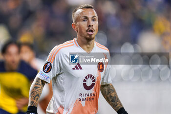 2024-11-07 - Angelino of AS Roma during the UEFA Europa League, League Phase, MD4 football match between Royale Union Saint-Gilloise and AS Roma on November 7, 2024 at King Baudouin Stadium in Brussels, Belgium - FOOTBALL - EUROPA LEAGUE - UNION SAINT GILLOISE V ROMA - UEFA EUROPA LEAGUE - SOCCER