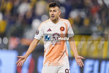 2024-11-07 - Stephan El Shaarawy of AS Roma during the UEFA Europa League, League Phase, MD4 football match between Royale Union Saint-Gilloise and AS Roma on November 7, 2024 at King Baudouin Stadium in Brussels, Belgium - FOOTBALL - EUROPA LEAGUE - UNION SAINT GILLOISE V ROMA - UEFA EUROPA LEAGUE - SOCCER