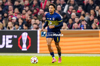 2024-11-07 - Tyrese Asante of Maccabi Tel Aviv during the UEFA Europa League, League Phase, MD4 football match between AFC Ajax and Maccabi Tel Aviv on November 7, 2024 at Johan Cruijff ArenA in Amsterdam, Netherlands - FOOTBALL - EUROPA LEAGUE - AJAX V MACCABI TEL AVIV - UEFA EUROPA LEAGUE - SOCCER