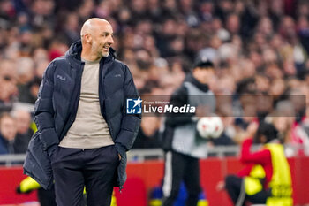 2024-11-07 - Head Coach Zarko Lazetic of Maccabi Tel Aviv during the UEFA Europa League, League Phase, MD4 football match between AFC Ajax and Maccabi Tel Aviv on November 7, 2024 at Johan Cruijff ArenA in Amsterdam, Netherlands - FOOTBALL - EUROPA LEAGUE - AJAX V MACCABI TEL AVIV - UEFA EUROPA LEAGUE - SOCCER