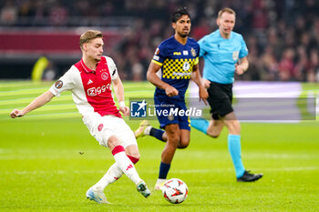 2024-11-07 - Kenneth Taylor of AFC Ajax during the UEFA Europa League, League Phase, MD4 football match between AFC Ajax and Maccabi Tel Aviv on November 7, 2024 at Johan Cruijff ArenA in Amsterdam, Netherlands - FOOTBALL - EUROPA LEAGUE - AJAX V MACCABI TEL AVIV - UEFA EUROPA LEAGUE - SOCCER