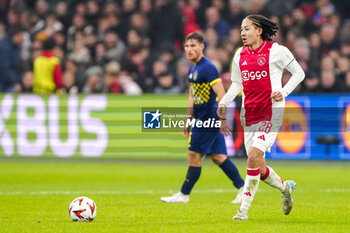 2024-11-07 - Kian Fitz-Jim of AFC Ajax during the UEFA Europa League, League Phase, MD4 football match between AFC Ajax and Maccabi Tel Aviv on November 7, 2024 at Johan Cruijff ArenA in Amsterdam, Netherlands - FOOTBALL - EUROPA LEAGUE - AJAX V MACCABI TEL AVIV - UEFA EUROPA LEAGUE - SOCCER