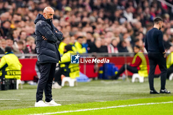 2024-11-07 - Head Coach Zarko Lazetic of Maccabi Tel Aviv during the UEFA Europa League, League Phase, MD4 football match between AFC Ajax and Maccabi Tel Aviv on November 7, 2024 at Johan Cruijff ArenA in Amsterdam, Netherlands - FOOTBALL - EUROPA LEAGUE - AJAX V MACCABI TEL AVIV - UEFA EUROPA LEAGUE - SOCCER