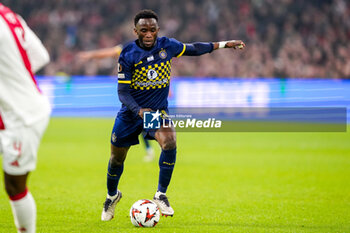 2024-11-07 - Issouf Sissokho of Maccabi Tel Aviv during the UEFA Europa League, League Phase, MD4 football match between AFC Ajax and Maccabi Tel Aviv on November 7, 2024 at Johan Cruijff ArenA in Amsterdam, Netherlands - FOOTBALL - EUROPA LEAGUE - AJAX V MACCABI TEL AVIV - UEFA EUROPA LEAGUE - SOCCER