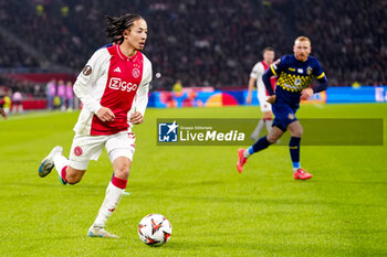 2024-11-07 - Kian Fitz-Jim of AFC Ajax during the UEFA Europa League, League Phase, MD4 football match between AFC Ajax and Maccabi Tel Aviv on November 7, 2024 at Johan Cruijff ArenA in Amsterdam, Netherlands - FOOTBALL - EUROPA LEAGUE - AJAX V MACCABI TEL AVIV - UEFA EUROPA LEAGUE - SOCCER