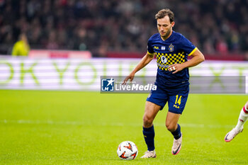 2024-11-07 - Joris van Overeem of Maccabi Tel Aviv during the UEFA Europa League, League Phase, MD4 football match between AFC Ajax and Maccabi Tel Aviv on November 7, 2024 at Johan Cruijff ArenA in Amsterdam, Netherlands - FOOTBALL - EUROPA LEAGUE - AJAX V MACCABI TEL AVIV - UEFA EUROPA LEAGUE - SOCCER