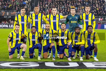 2024-11-07 - Team of Fenerbahce during the UEFA Europa League, League Phase, MD4 football match between AZ Alkmaar and Fenerbahce on November 7, 2024 at AFAS Stadion in Alkmaar, Netherlands - FOOTBALL - EUROPA LEAGUE - AZ ALKMAAR V FENERBAHCE - UEFA EUROPA LEAGUE - SOCCER