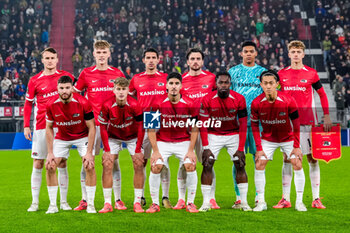 2024-11-07 - Team of AZ during the UEFA Europa League, League Phase, MD4 football match between AZ Alkmaar and Fenerbahce on November 7, 2024 at AFAS Stadion in Alkmaar, Netherlands - FOOTBALL - EUROPA LEAGUE - AZ ALKMAAR V FENERBAHCE - UEFA EUROPA LEAGUE - SOCCER