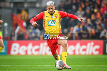 2024-01-07 - Facundo Axel MEDINA of Lens during the French Cup, round of 64 football match between RC Lens and AS Monaco on January 7, 2024 at Bollaert-Delelis stadium in Lens, France - FOOTBALL - FRENCH CUP - LENS V MONACO - FRENCH CUP - SOCCER