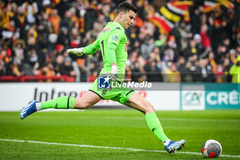 2024-01-07 - Radoslaw MAJECKI of Monaco during the French Cup, round of 64 football match between RC Lens and AS Monaco on January 7, 2024 at Bollaert-Delelis stadium in Lens, France - FOOTBALL - FRENCH CUP - LENS V MONACO - FRENCH CUP - SOCCER