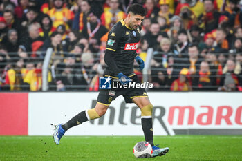 2024-01-07 - Guillermo MARIPAN of Monaco during the French Cup, round of 64 football match between RC Lens and AS Monaco on January 7, 2024 at Bollaert-Delelis stadium in Lens, France - FOOTBALL - FRENCH CUP - LENS V MONACO - FRENCH CUP - SOCCER