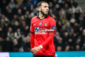 2024-02-29 - Amine GOUIRI of Rennes during the French Cup, Quarter-Finals football match between Le Puy Foot 43 Auvergne and Stade Rennais (Rennes) on February 29, 2024 at Geoffroy Guichard stadium in Saint-Etienne, France - FOOTBALL - FRENCH CUP - LE PUY V RENNES - FRENCH CUP - SOCCER