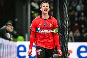 2024-02-29 - Benjamin BOURIGEAUD of Rennes celebrates his goal during the French Cup, Quarter-Finals football match between Le Puy Foot 43 Auvergne and Stade Rennais (Rennes) on February 29, 2024 at Geoffroy Guichard stadium in Saint-Etienne, France - FOOTBALL - FRENCH CUP - LE PUY V RENNES - FRENCH CUP - SOCCER