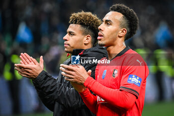 2024-02-29 - Guela DOUE of Rennes and Desire DOUE of Rennes during the French Cup, Quarter-Finals football match between Le Puy Foot 43 Auvergne and Stade Rennais (Rennes) on February 29, 2024 at Geoffroy Guichard stadium in Saint-Etienne, France - FOOTBALL - FRENCH CUP - LE PUY V RENNES - FRENCH CUP - SOCCER