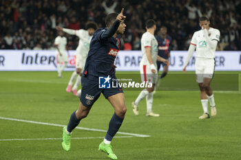 2024-03-13 - Kylian Mbappe of PSG celebrates his goal during the French Cup, Quarter-final football match between Paris Saint-Germain (PSG) and OGC Nice (OGCN) on March 13, 2024 at Parc des Princes stadium in Paris, France - FOOTBALL - FRENCH CUP - PARIS SG V NICE - FRENCH CUP - SOCCER