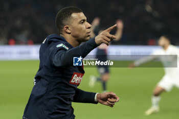 2024-03-13 - Kylian Mbappe of PSG celebrates his goal during the French Cup, Quarter-final football match between Paris Saint-Germain (PSG) and OGC Nice (OGCN) on March 13, 2024 at Parc des Princes stadium in Paris, France - FOOTBALL - FRENCH CUP - PARIS SG V NICE - FRENCH CUP - SOCCER