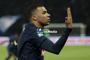 2024-03-13 - Kylian Mbappe of PSG celebrates his goal during the French Cup, Quarter-final football match between Paris Saint-Germain (PSG) and OGC Nice (OGCN) on March 13, 2024 at Parc des Princes stadium in Paris, France - FOOTBALL - FRENCH CUP - PARIS SG V NICE - FRENCH CUP - SOCCER