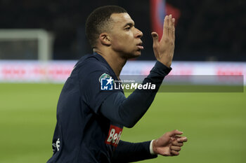 2024-03-13 - Kylian Mbappe of PSG celebrates his goal during the French Cup, Quarter-final football match between Paris Saint-Germain (PSG) and OGC Nice (OGCN) on March 13, 2024 at Parc des Princes stadium in Paris, France - FOOTBALL - FRENCH CUP - PARIS SG V NICE - FRENCH CUP - SOCCER