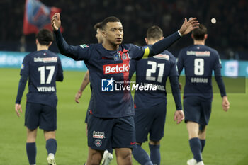 2024-03-13 - Kylian Mbappe of PSG celebrates his goal during the French Cup, Quarter-final football match between Paris Saint-Germain (PSG) and OGC Nice (OGCN) on March 13, 2024 at Parc des Princes stadium in Paris, France - FOOTBALL - FRENCH CUP - PARIS SG V NICE - FRENCH CUP - SOCCER